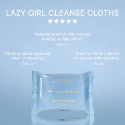 Hair By Sam McKnight Lazy Girl Biodegradable Hair Cleanse Cloths (20 Wipes)