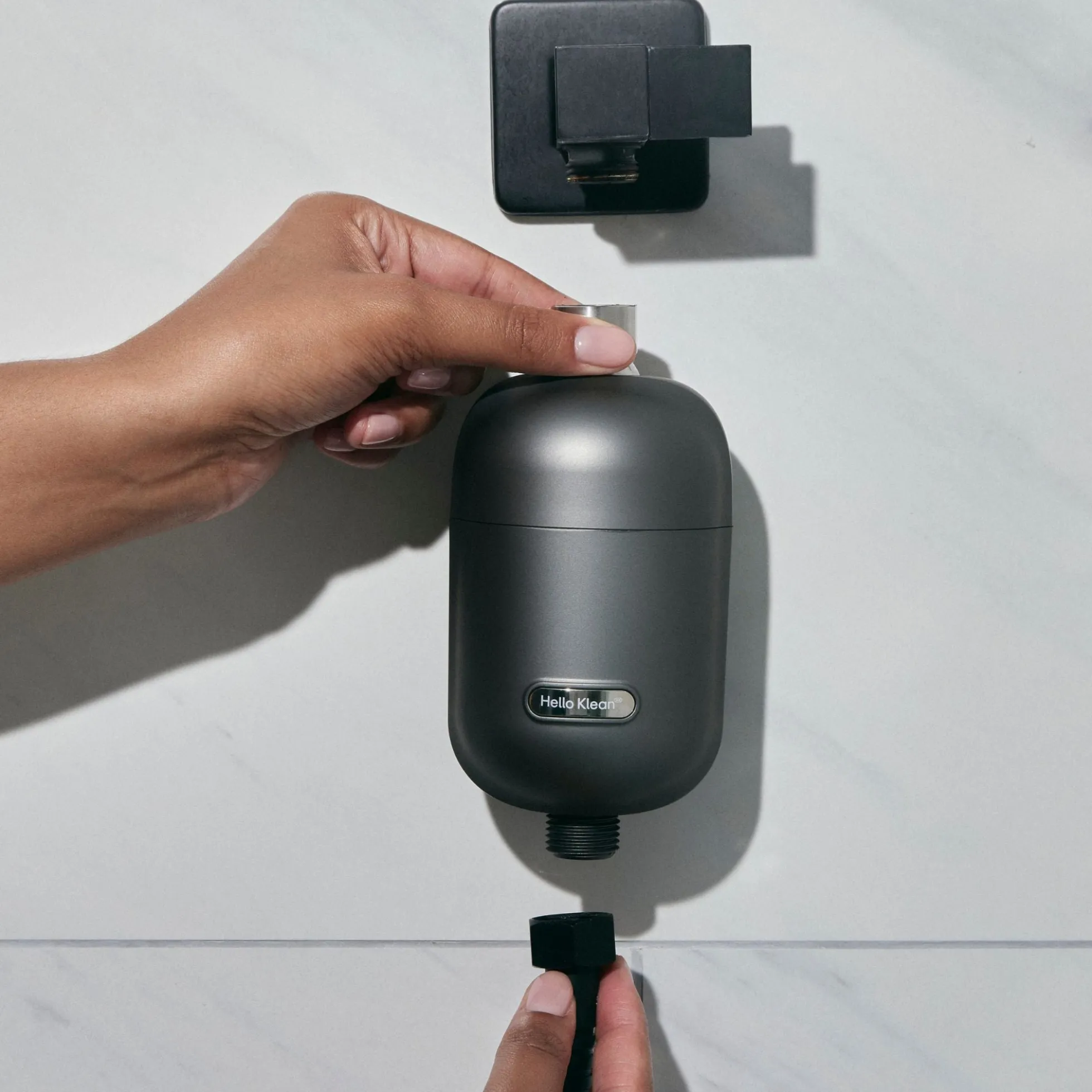HELLO KLEAN Shower Filter (Chrome)