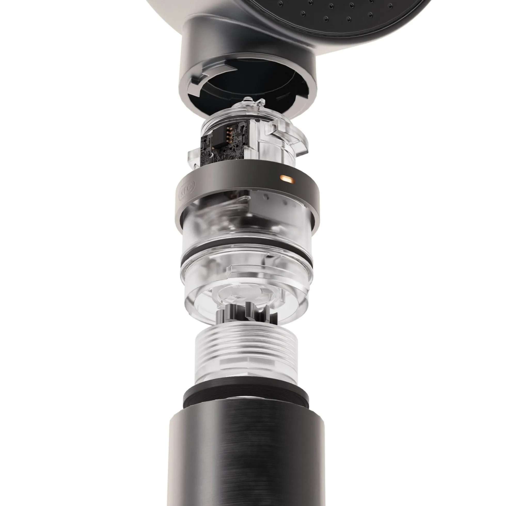 HELLO KLEAN Shower Head+ - Brushed Chrome
