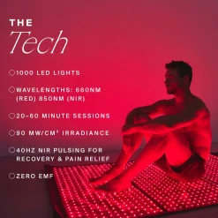 HigherDOSE Full Body Red Light Mat