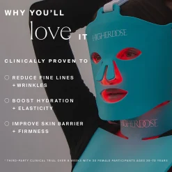 HigherDOSE Red Light Face Mask