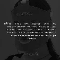 HigherDOSE Red Light Face Mask