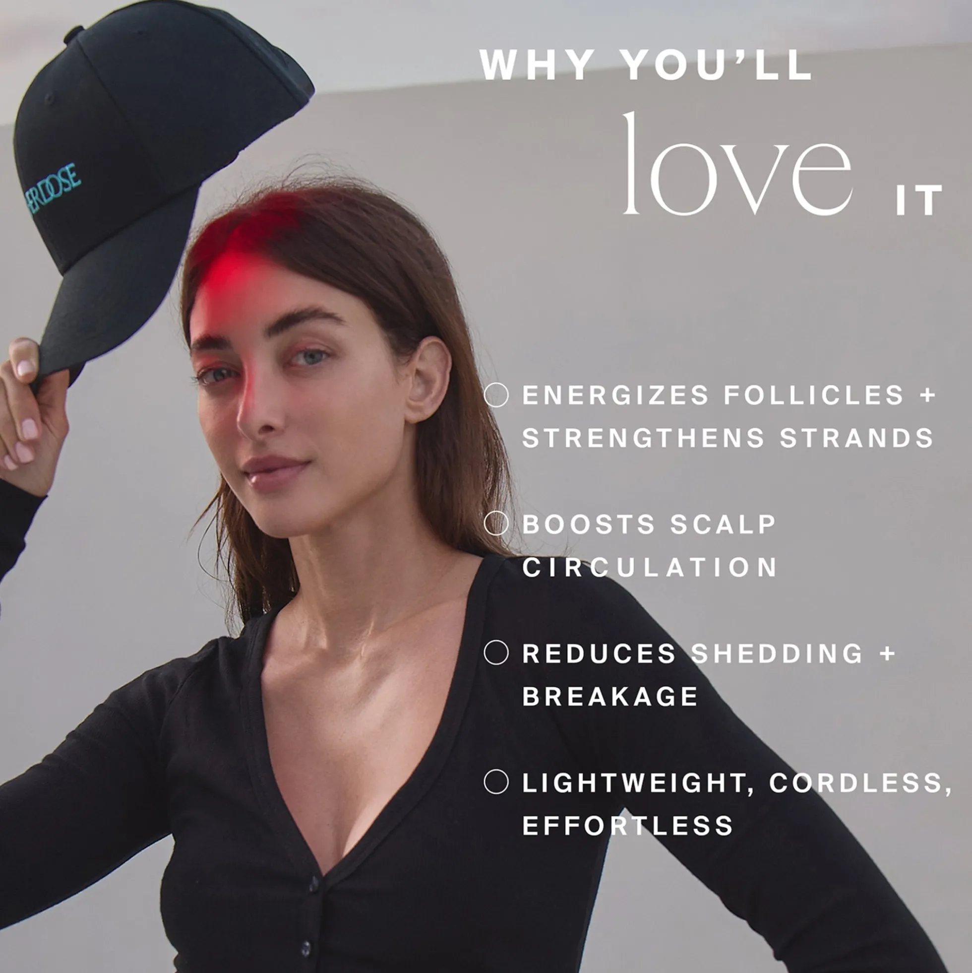 HigherDOSE Red Light Hat