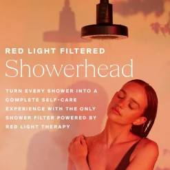 HigherDOSE Red Light Shower Filter - Matte Black