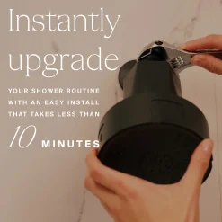 HigherDOSE Red Light Shower Filter - Matte Black