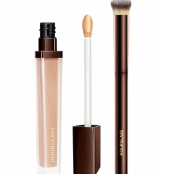 Hourglass Airbrush Concealer and Seamless Finish Concealer Brush Bundle 6ml (Various Shades)