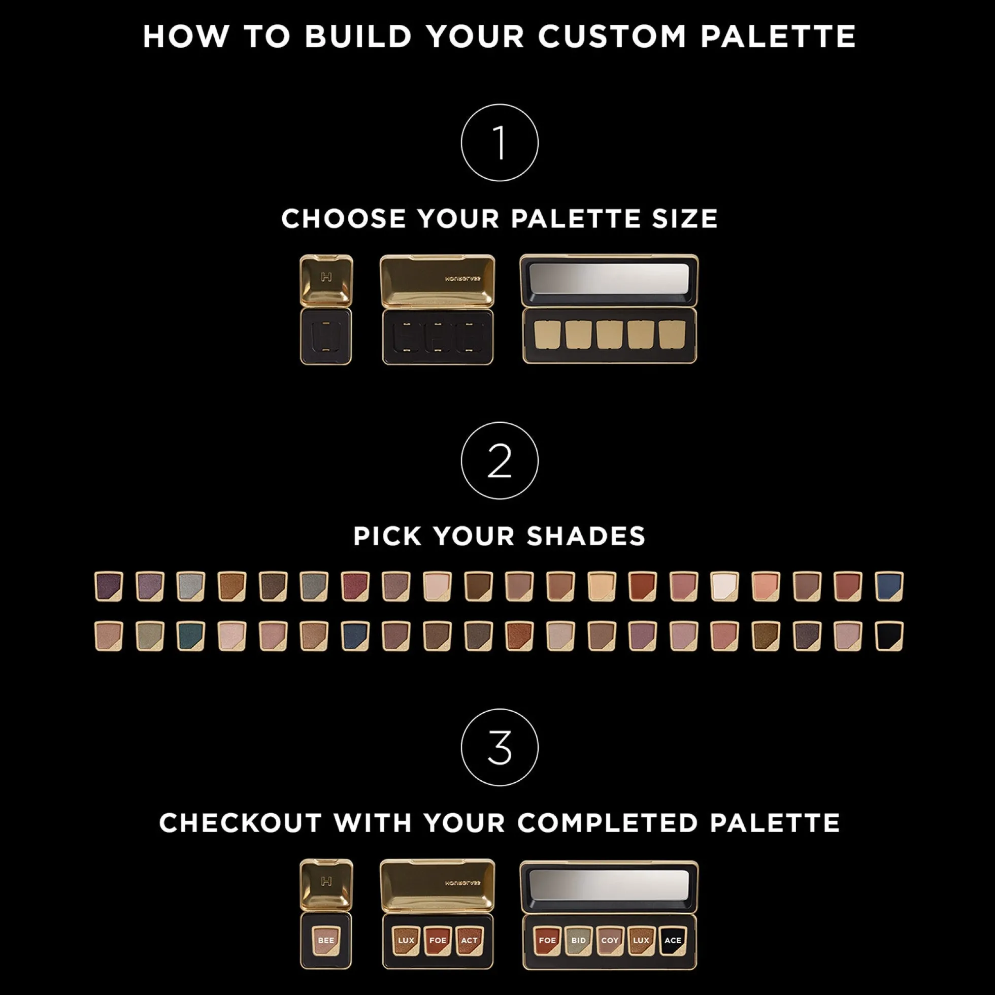 Hourglass Curator Single Shadow Palette
