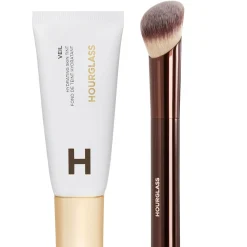 Hourglass Hydrating Skin Tint and Soft Glow Foundation Brush Bundle 35ml (Various Shades)