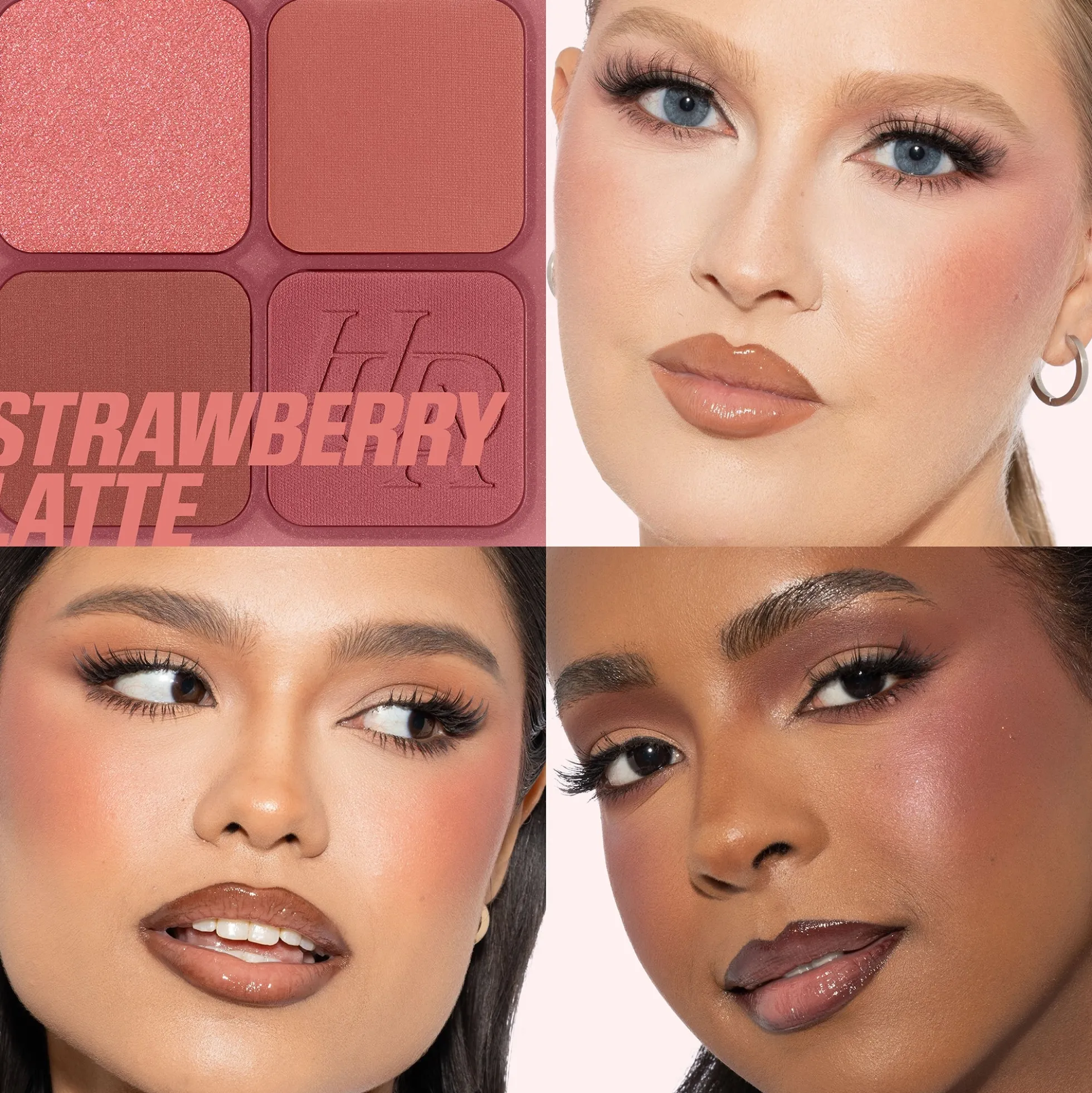 HUDA BEAUTY Blush Filter Palette - Strawberry Latte