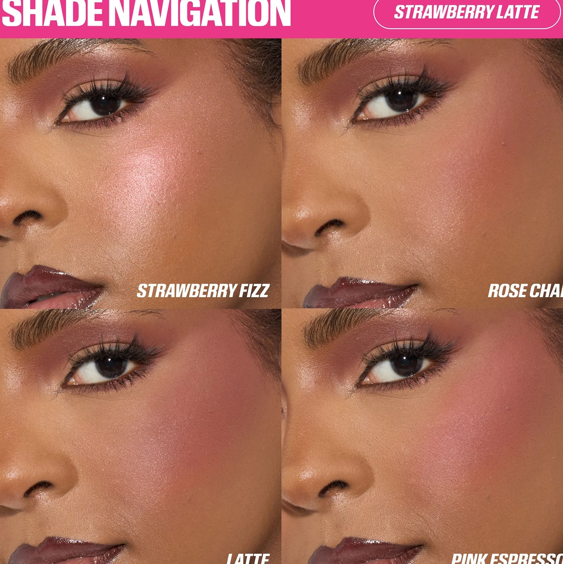 HUDA BEAUTY Blush Filter Palette - Strawberry Latte