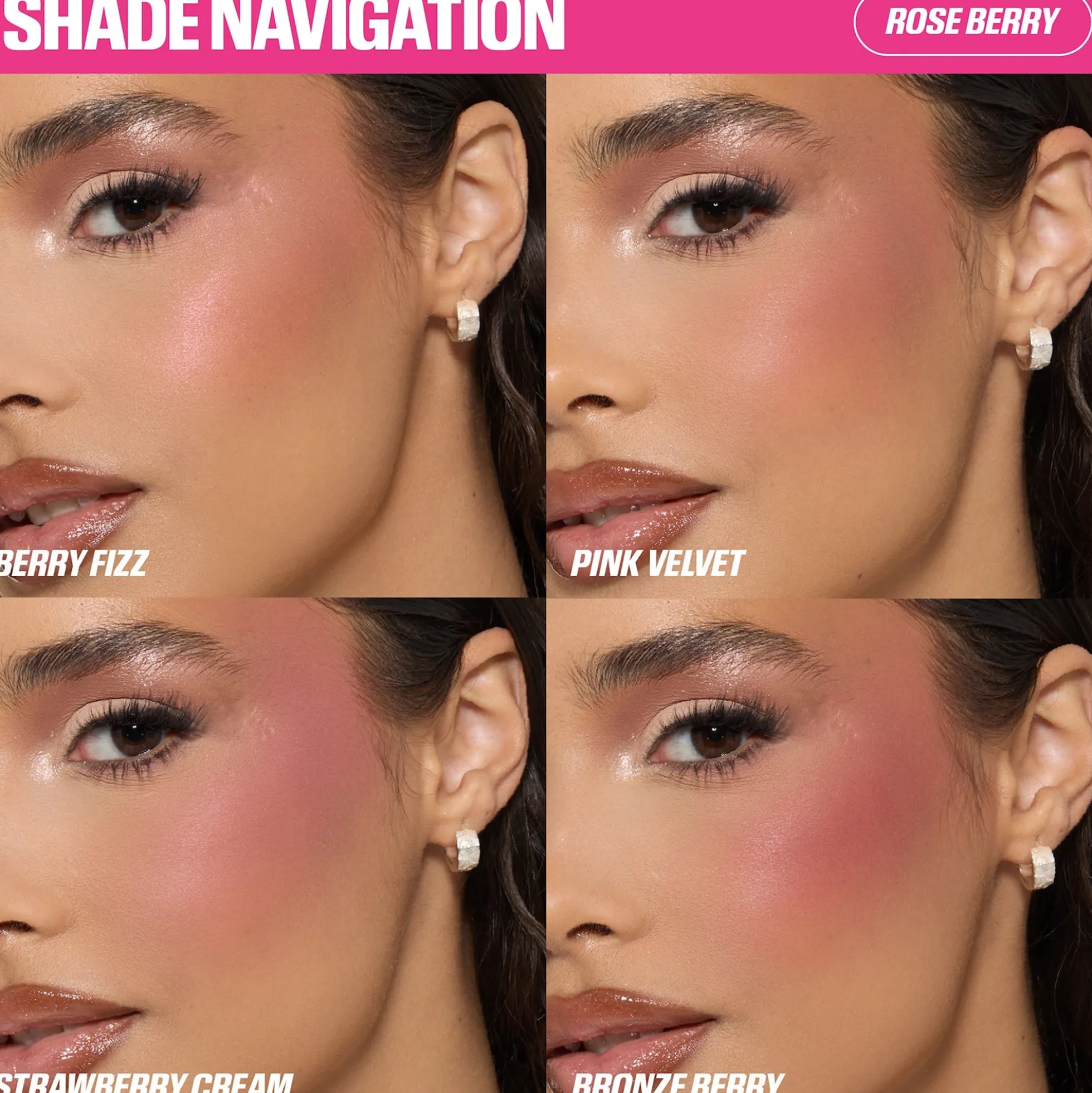 HUDA BEAUTY Blush Filter Palette Rose Berry