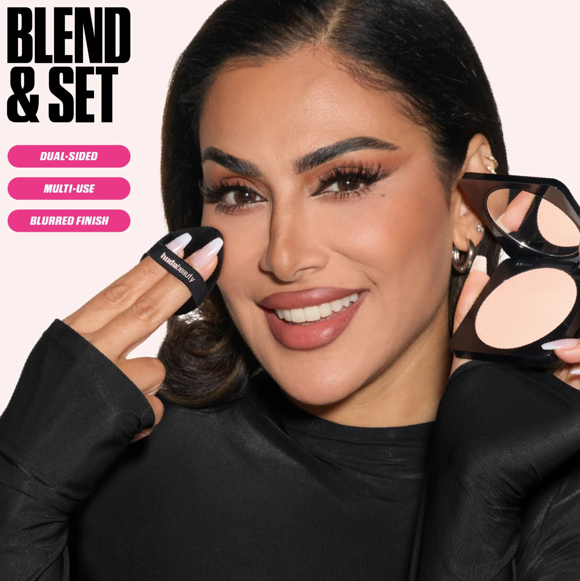 Huda Beauty Easy Bake Marshmallow Puff & Sponge Dual-Sided