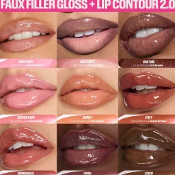 Huda Beauty Faux Filler Extra Shine Lip Gloss 3.9ml (Various Shades)