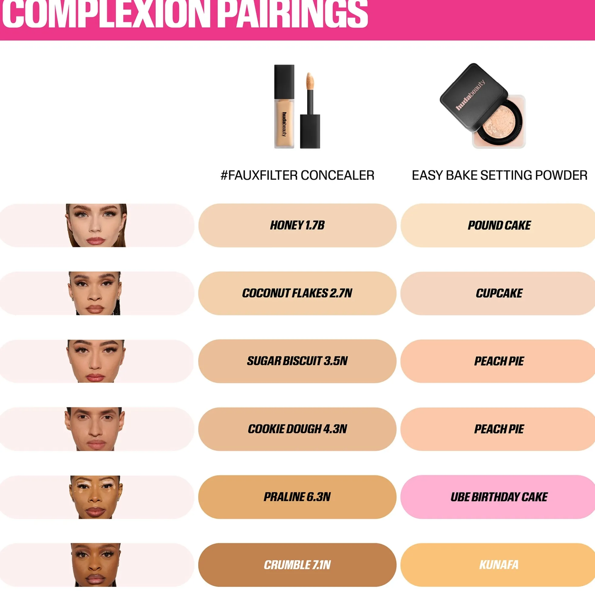 HUDA BEAUTY Faux Filter Concealer Mini (Various Shades)