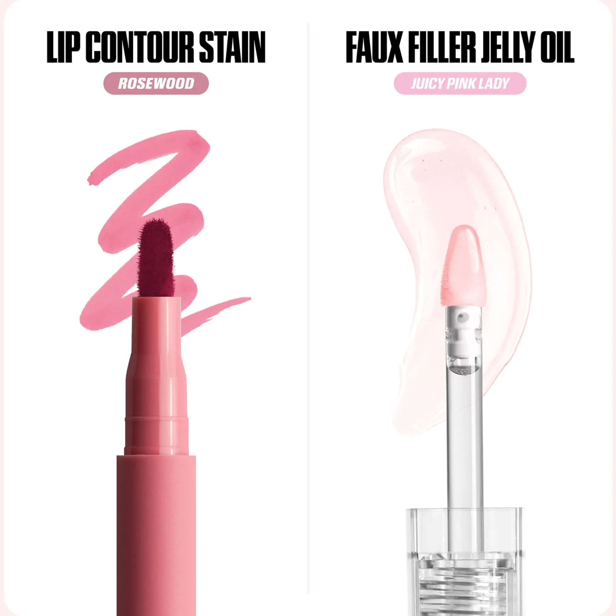 HUDA BEAUTY Kiss Me Rosy Pink Lip Duo (Worth £43)