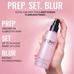 ICONIC London Mini Prep Set Blur Setting Spray 30ml