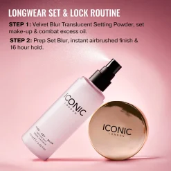 ICONIC London Mini Prep Set Blur Setting Spray 30ml