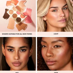 ICONIC London Multi-Use Cream Blush, Bronze and Highlight Palette