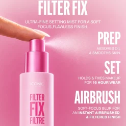 ICONIC London Prep Set Blur Setting Spray 120ml