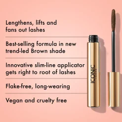 ICONIC London Triple Threat Mascara 9ml - Brown