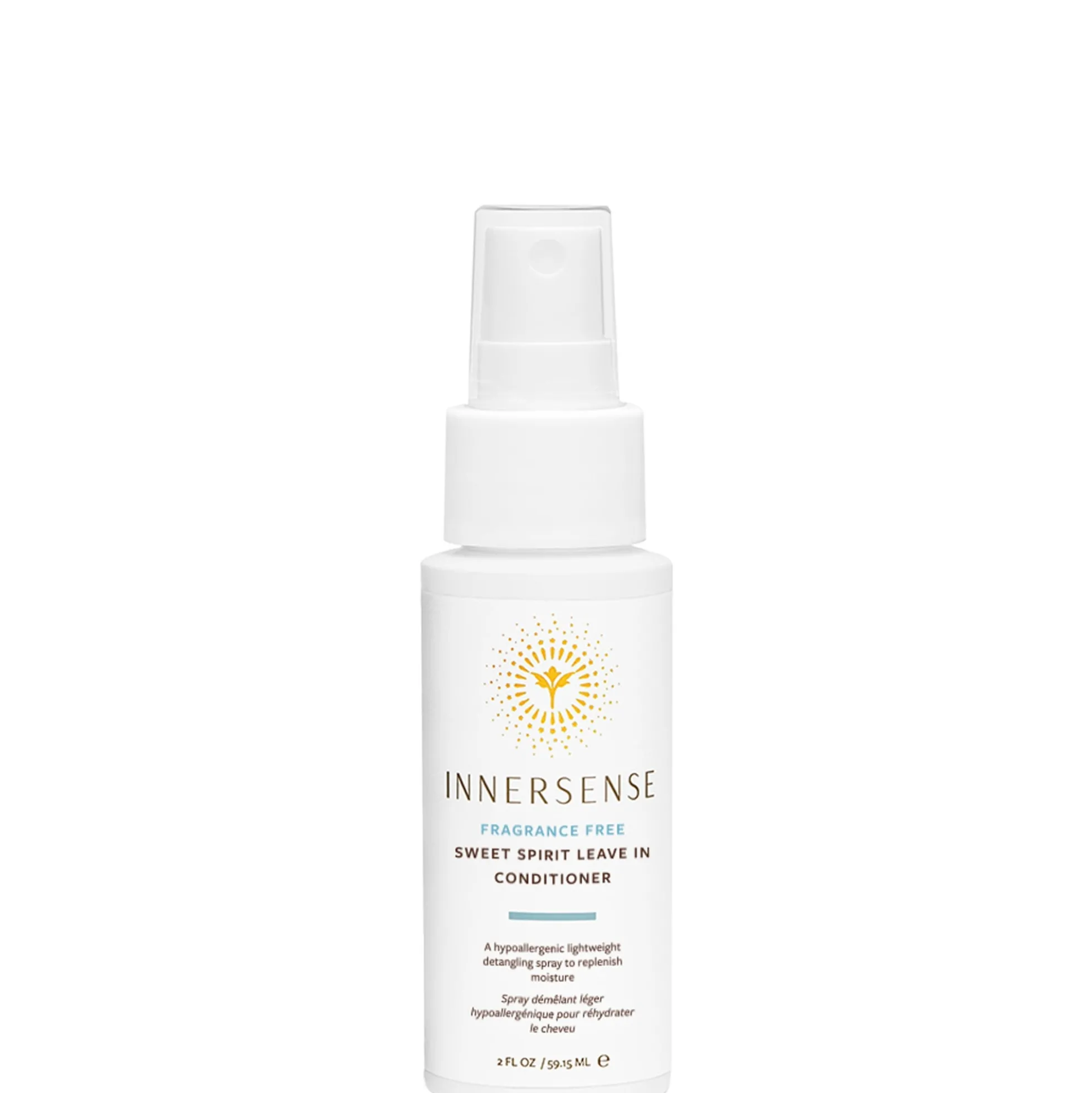 Innersense Fragrance Free Sweet Spirit Leave-in Conditioner Travel Size 59ml