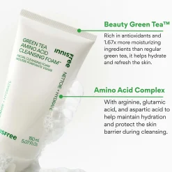 INNISFREE Green Tea Amino Acid Cleansing Foam 150g