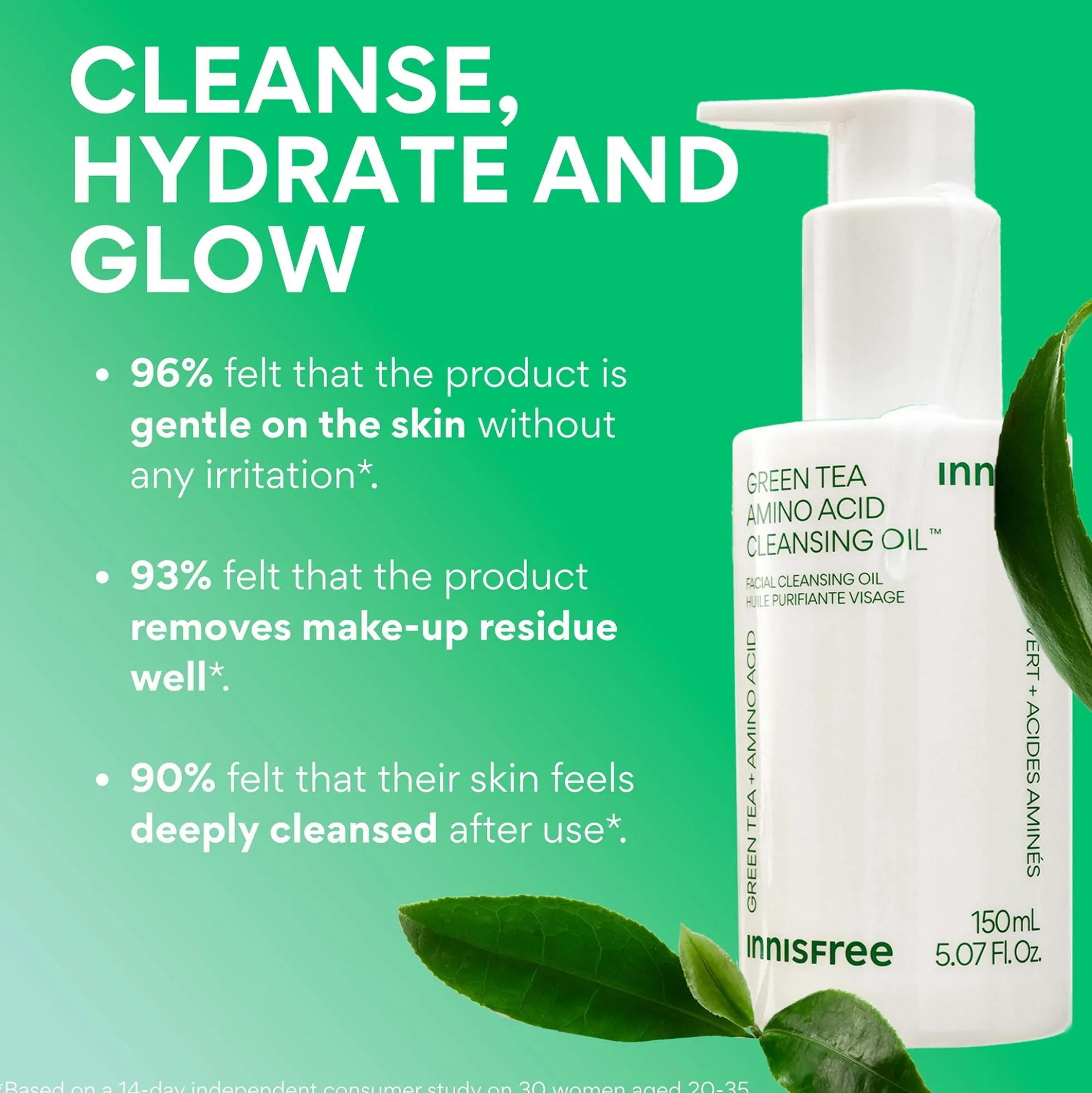 INNISFREE Green Tea Amino Acid Cleansing Oil 150ml
