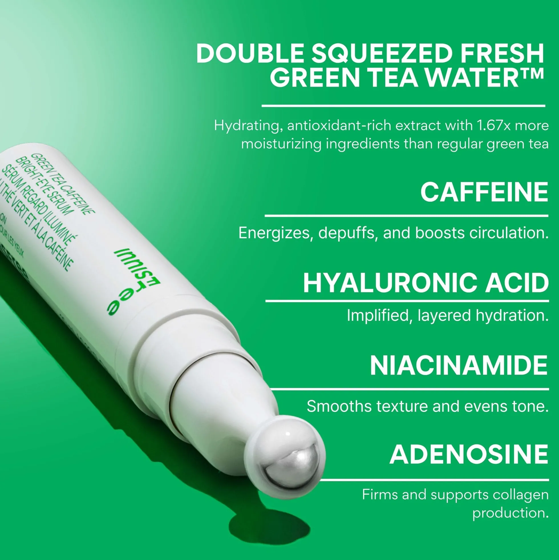 INNISFREE Green Tea Caffeine Bright-Eye Serum 10ml