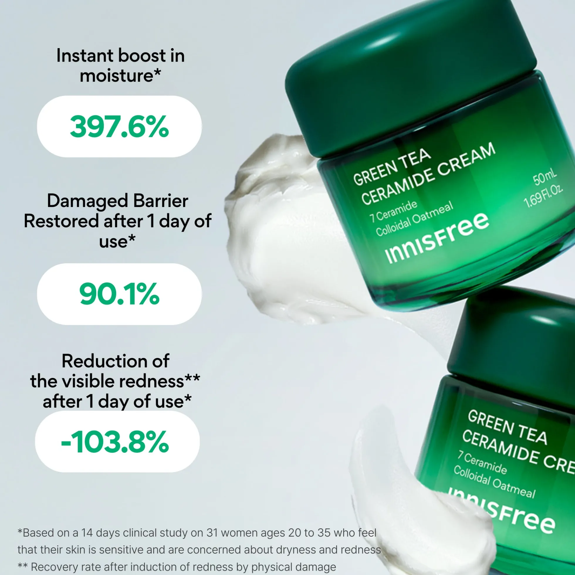 INNISFREE Green Tea Ceramide Cream 50ml