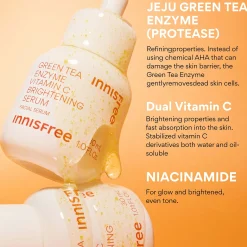 INNISFREE Green Tea Enzyme Vitamin C Brightening Serum 30ml