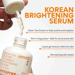 INNISFREE Green Tea Enzyme Vitamin C Brightening Serum 30ml