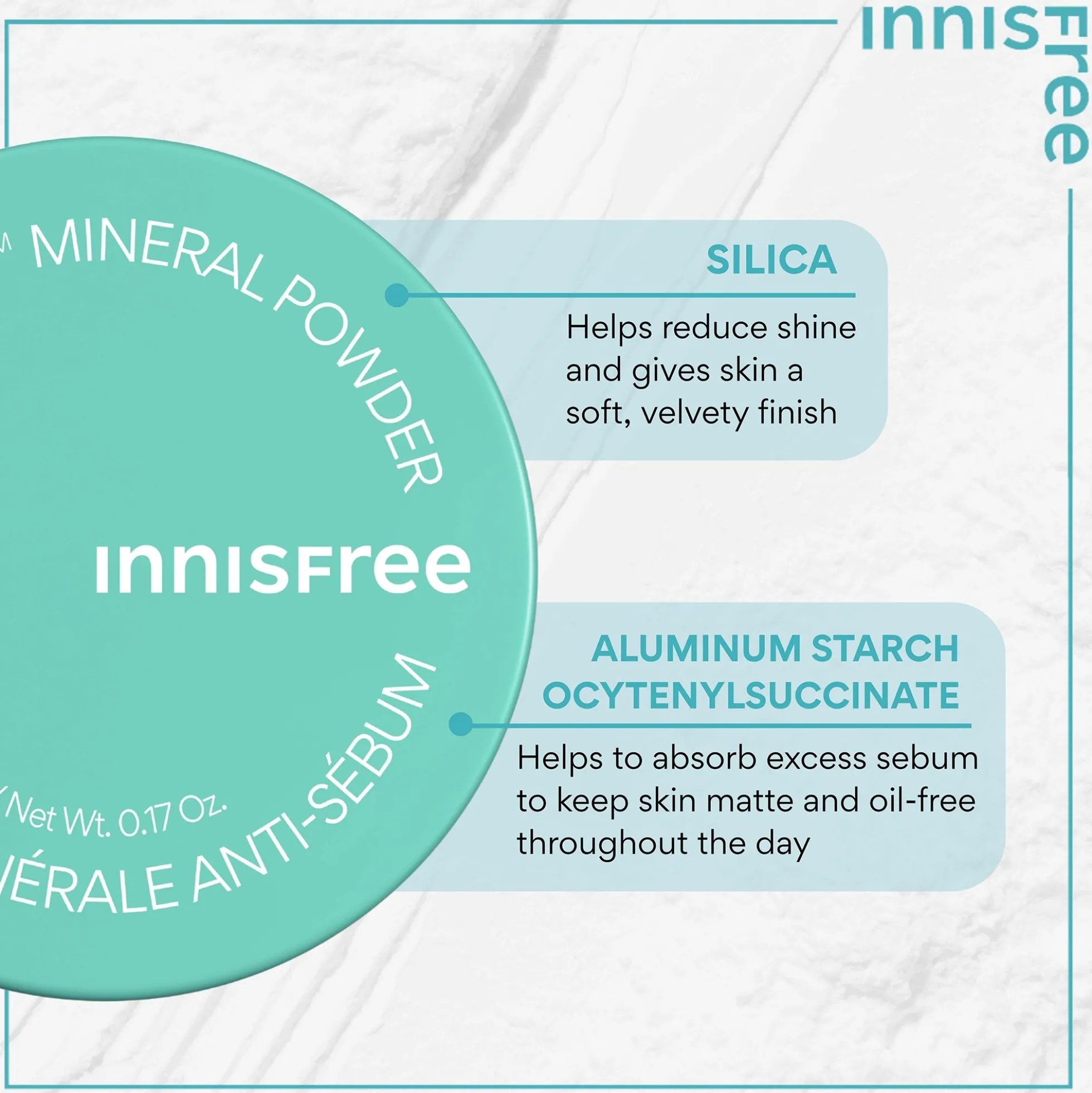 INNISFREE No Sebum Mattifying Powder 5g