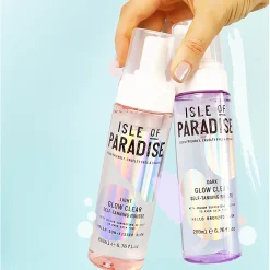 Isle of Paradise Glow Clear Self-Tanning Mousse - Dark 200ml
