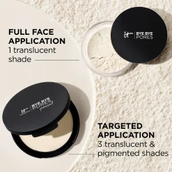 IT Cosmetics Bye Bye Pores Pressed Translucent Powder 9g (Various Shades)