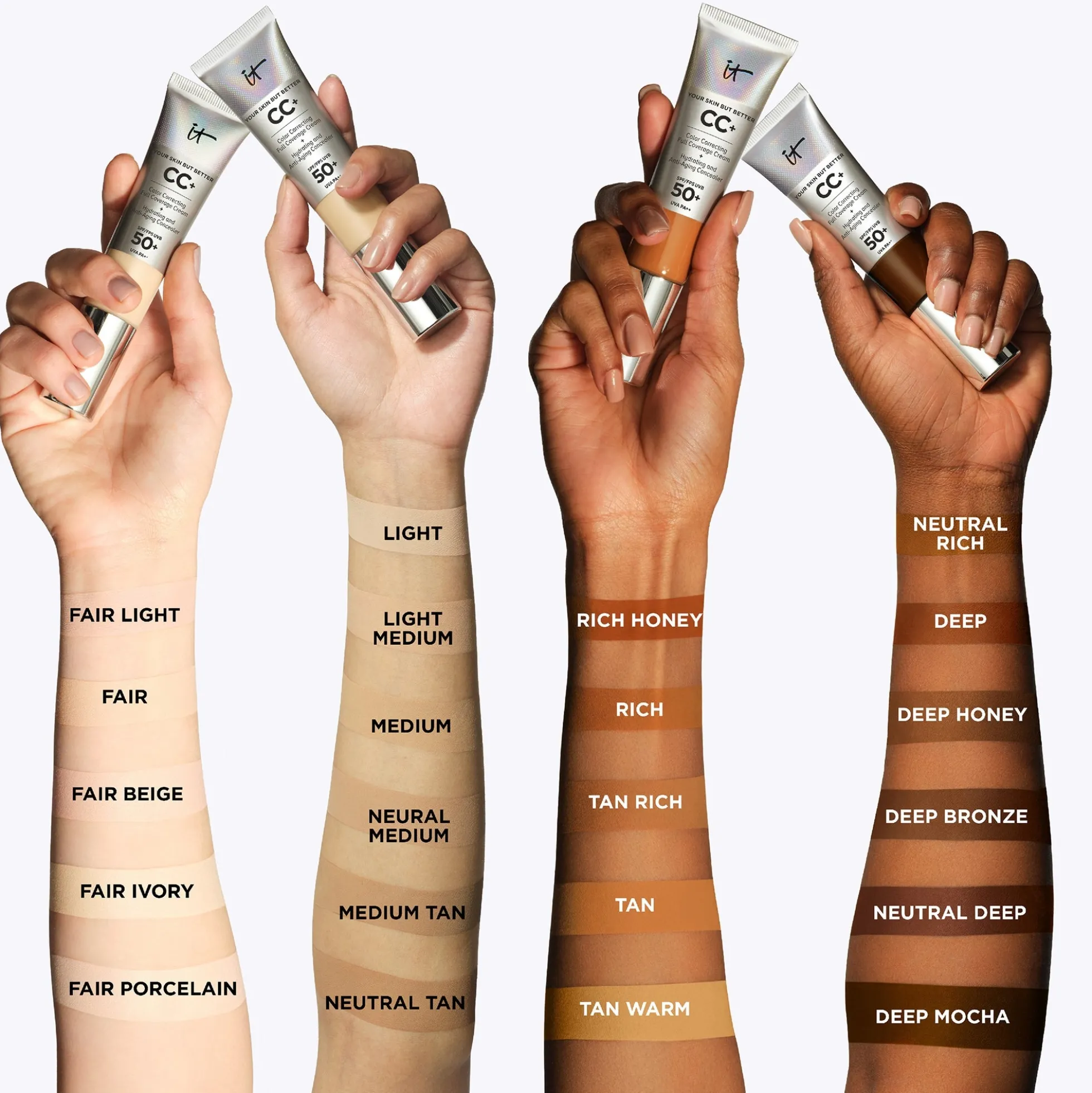 IT Cosmetics Your Skin But Better CC+ Cream with SPF50 32ml (Various Shades)