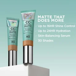 IT Cosmetics Your Skin But Better CC+ Natural Matte 32 ml (Various Shades)