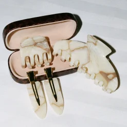 JICKIE Mini Nova Hair Claw - Marbré