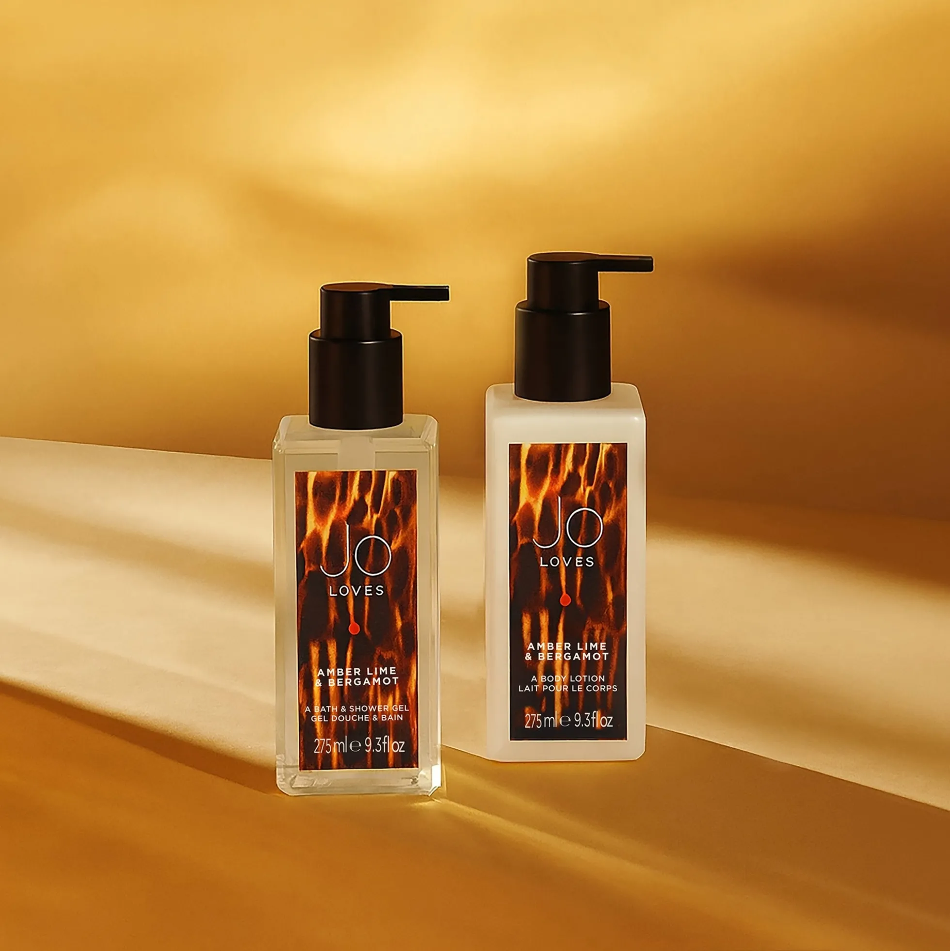 Jo Loves Amber, Lime & Bergamot A Bath & Shower Gel 275ml