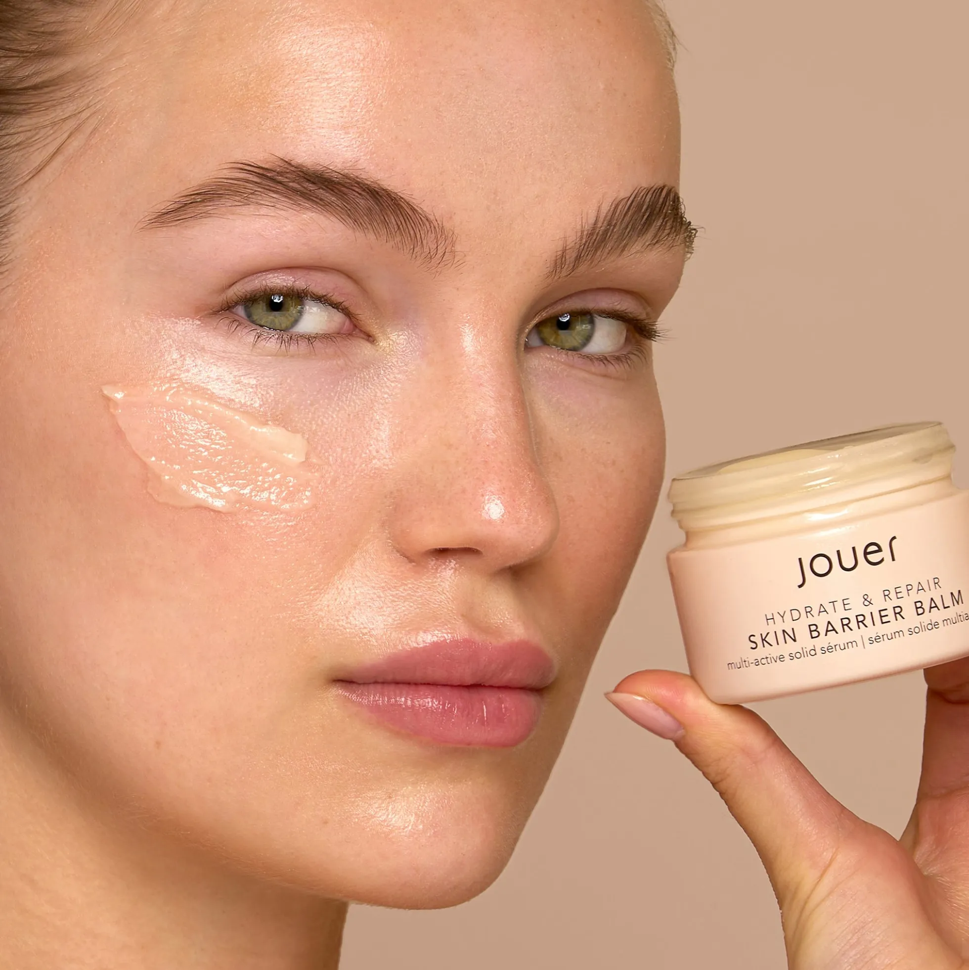 Jouer Cosmetics Hydrate + Repair Skin Barrier Balm Multi-Active Solid Sérum 42g