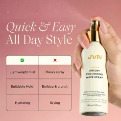 JVN Air Dry Volumizing Wave Spray 60ml Travel Size