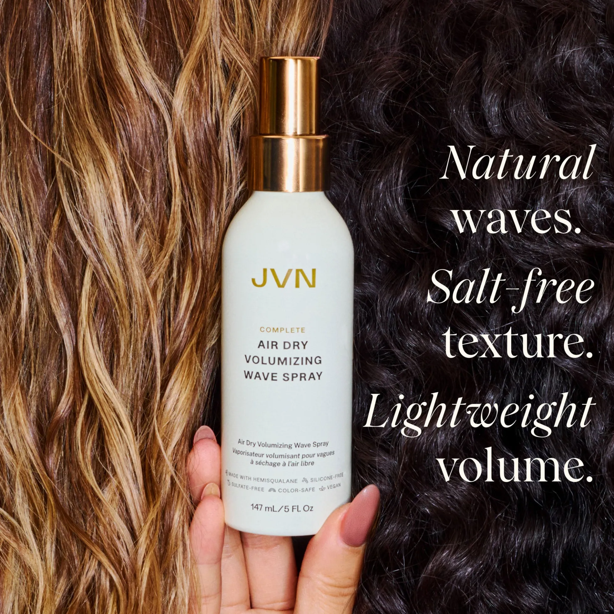JVN Air Dry Volumizing Wave Spray 147ml