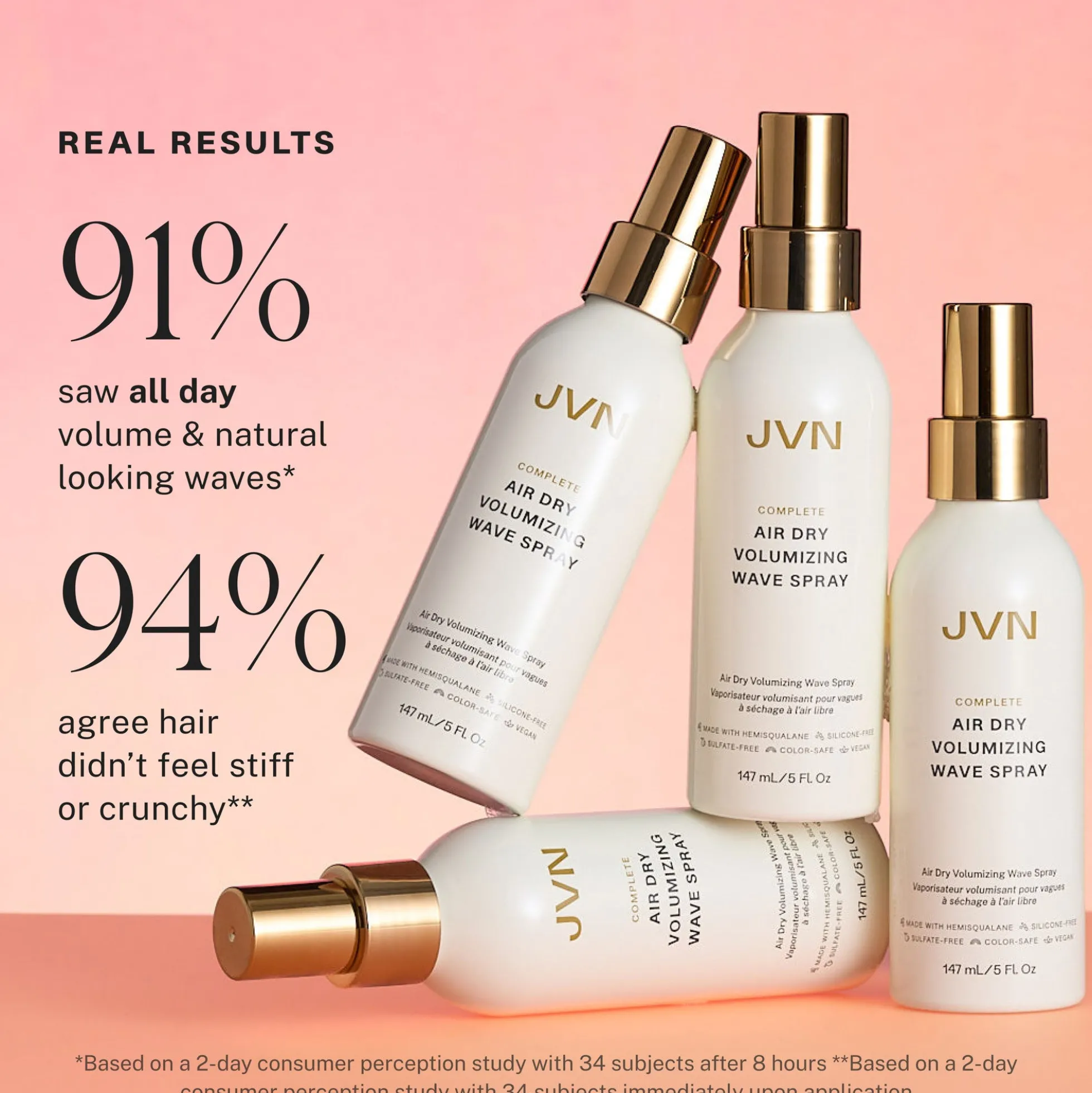 JVN Air Dry Volumizing Wave Spray 147ml