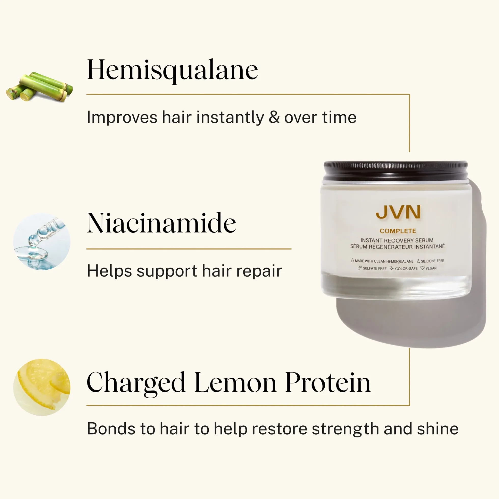 JVN Complete Instant Recovery Serum 100ml