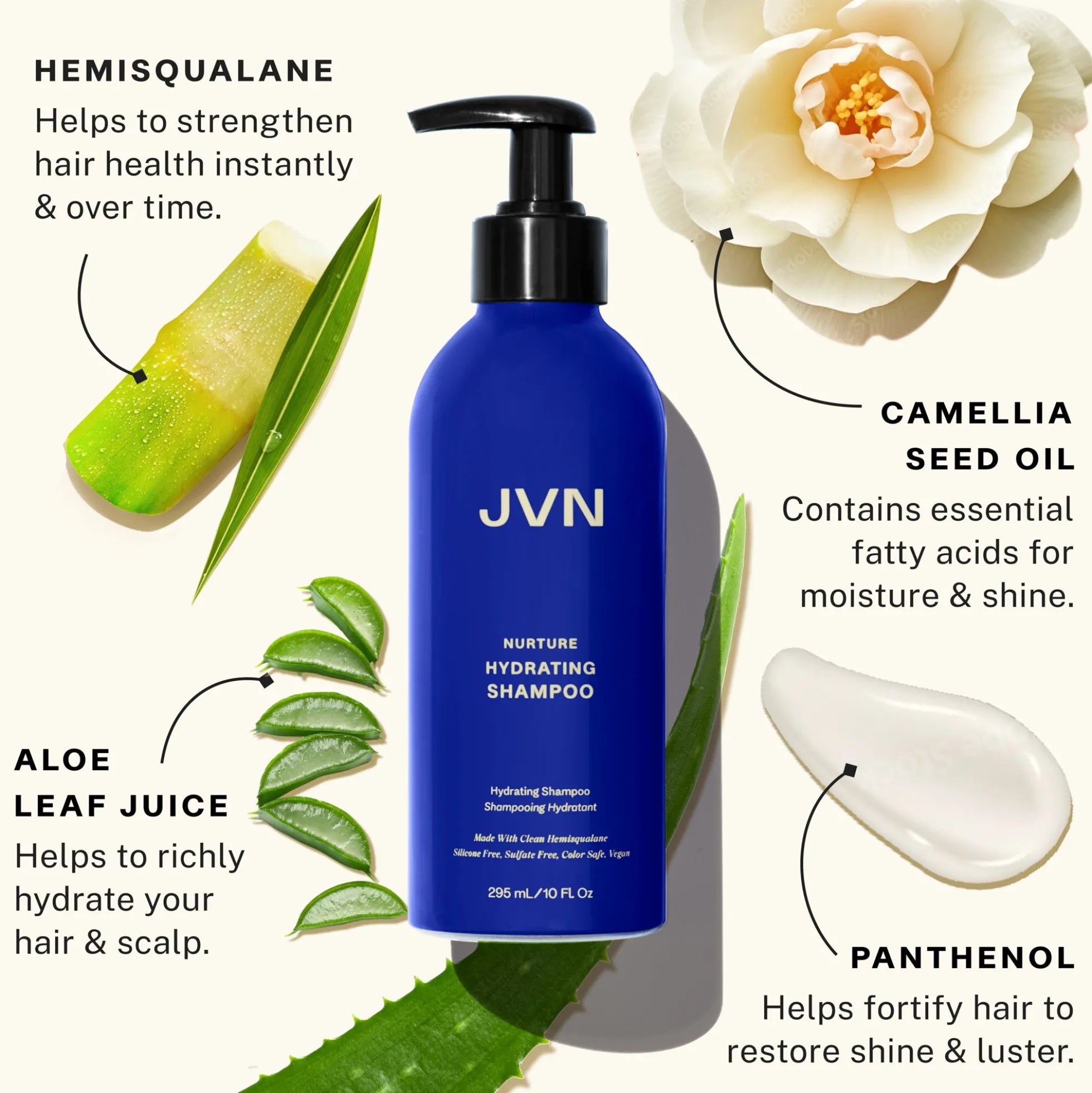 JVN Nurture Hydrating Shampoo 295ml