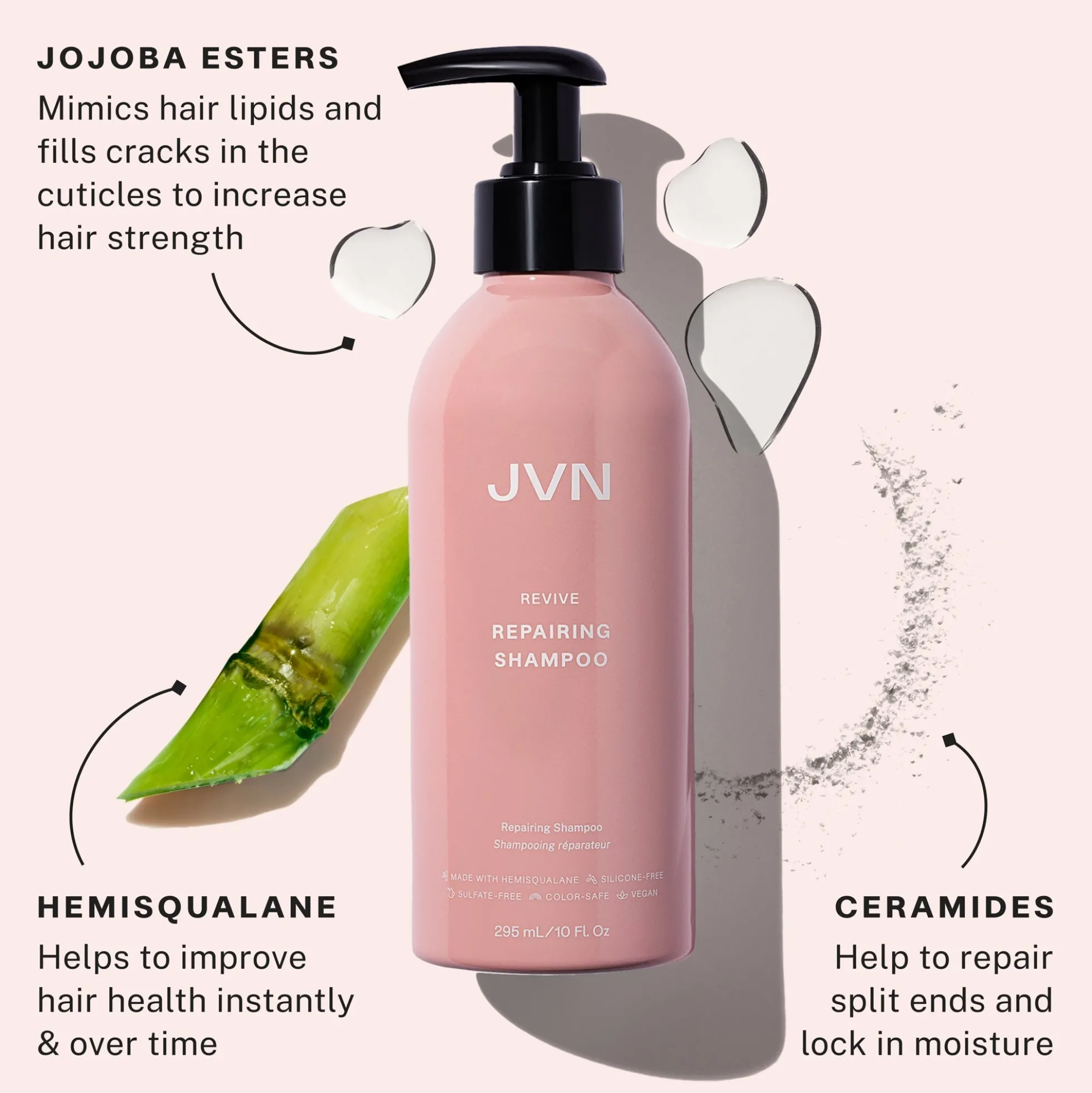 JVN Revive Repairing Shampoo 295ml