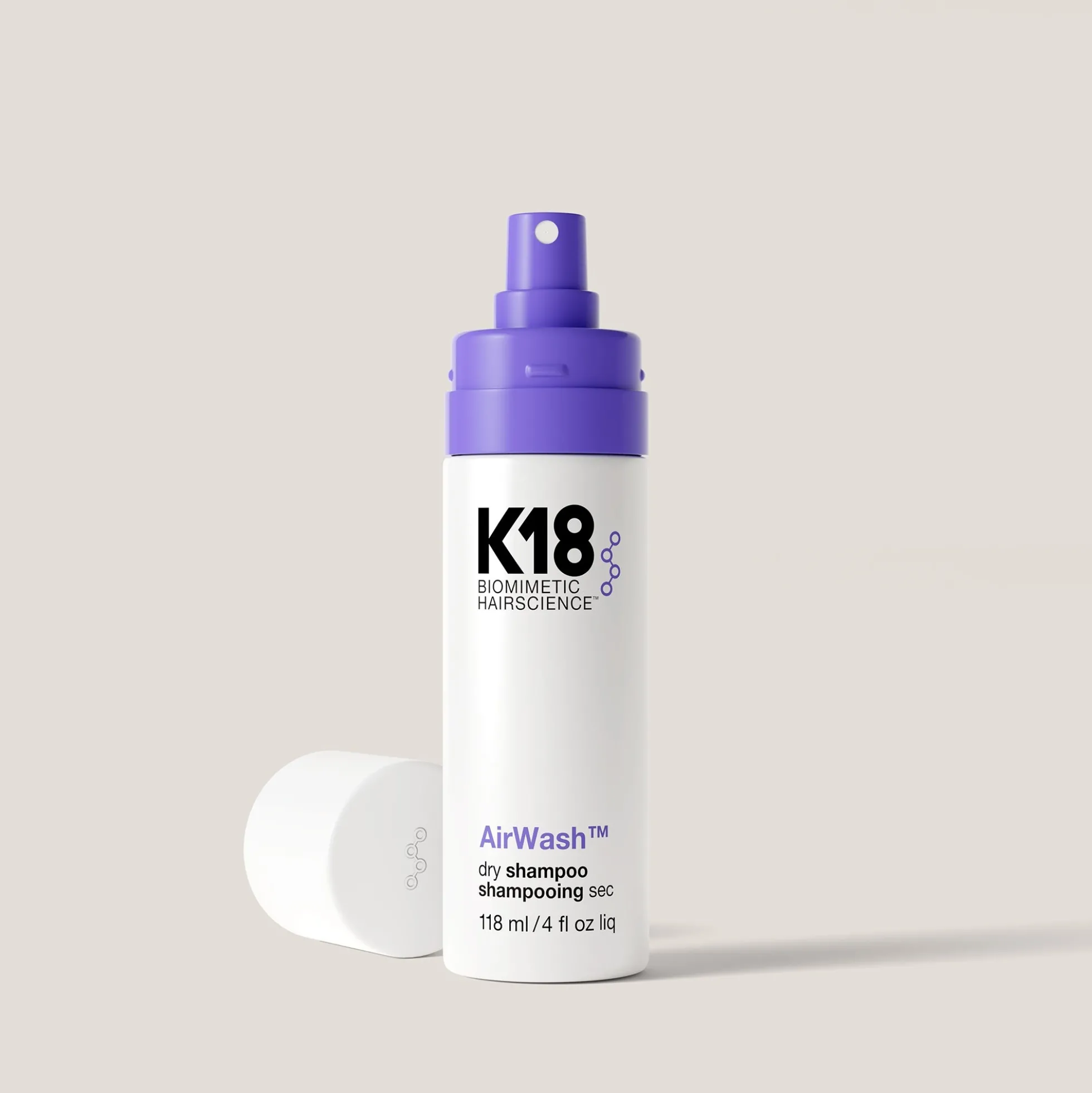 K18 Biomimetic Hairscience AirWash Dry Shampoo 118ml