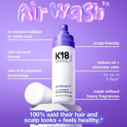 K18 Biomimetic Hairscience AirWash Dry Shampoo 118ml