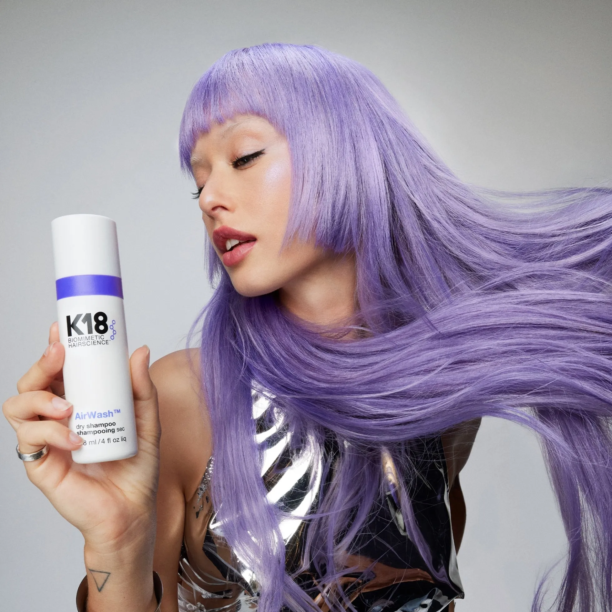 K18 Biomimetic Hairscience AirWash Dry Shampoo 118ml