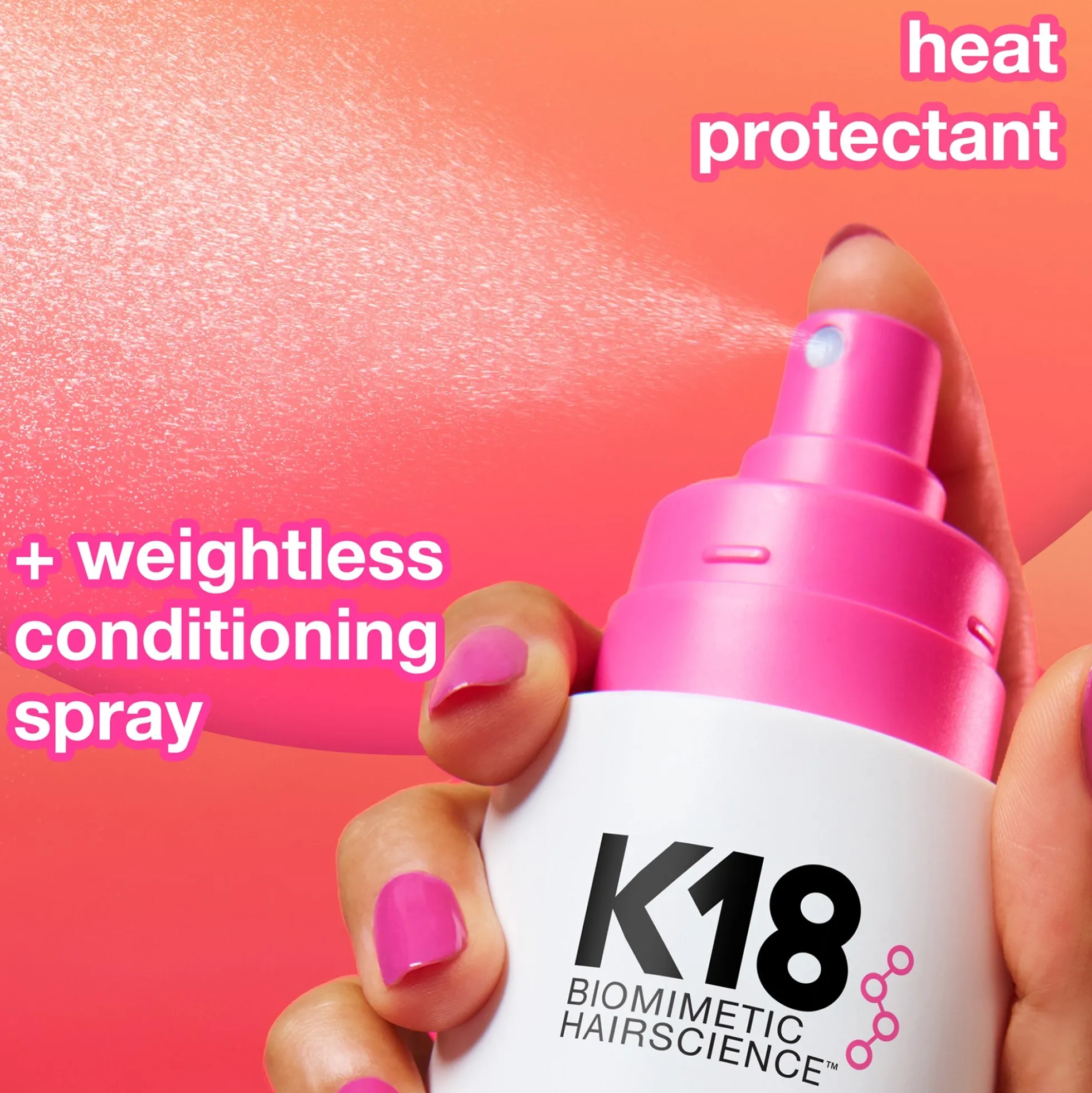 K18 Biomimetic Hairscience HeatBounce Conditioning Heat Protectant 47ml