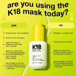 K18 Biomimetic Hairscience Molecular Repair Hair Oil 30ml